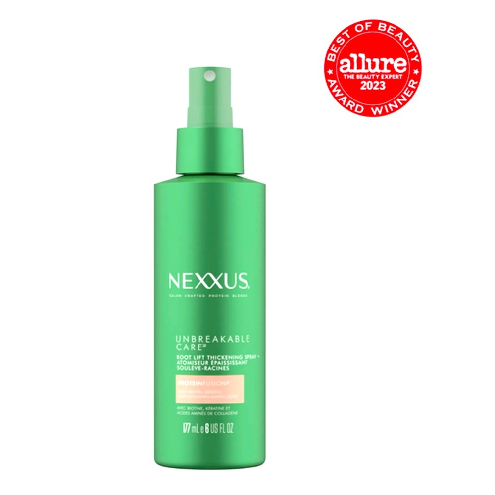 NWT Nexxus Unbreakable Care Root Lift Hair Thickening Spray, 6 oz